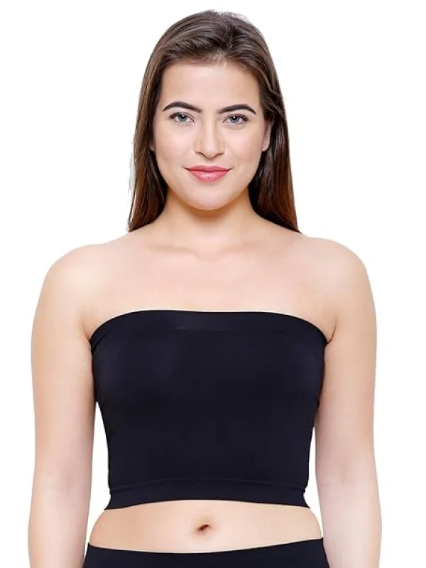 Women's/Girl's Strapless Stretchable Short Bandeau Tube Top
